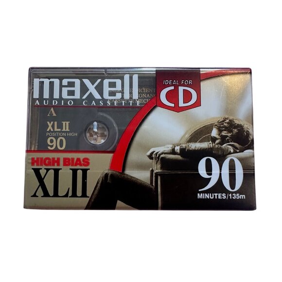 Maxell XLII 90 High Bias Audio Cassette Tapes 3-Pack 90 Minutes - Picture 1 of 4
